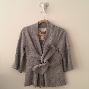 Anthropologie twisted wool sweater